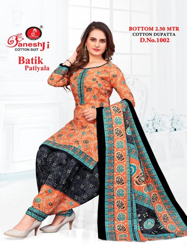 Ganeshji Batik Patiyala Vol-1 - Readymade Suits Collection